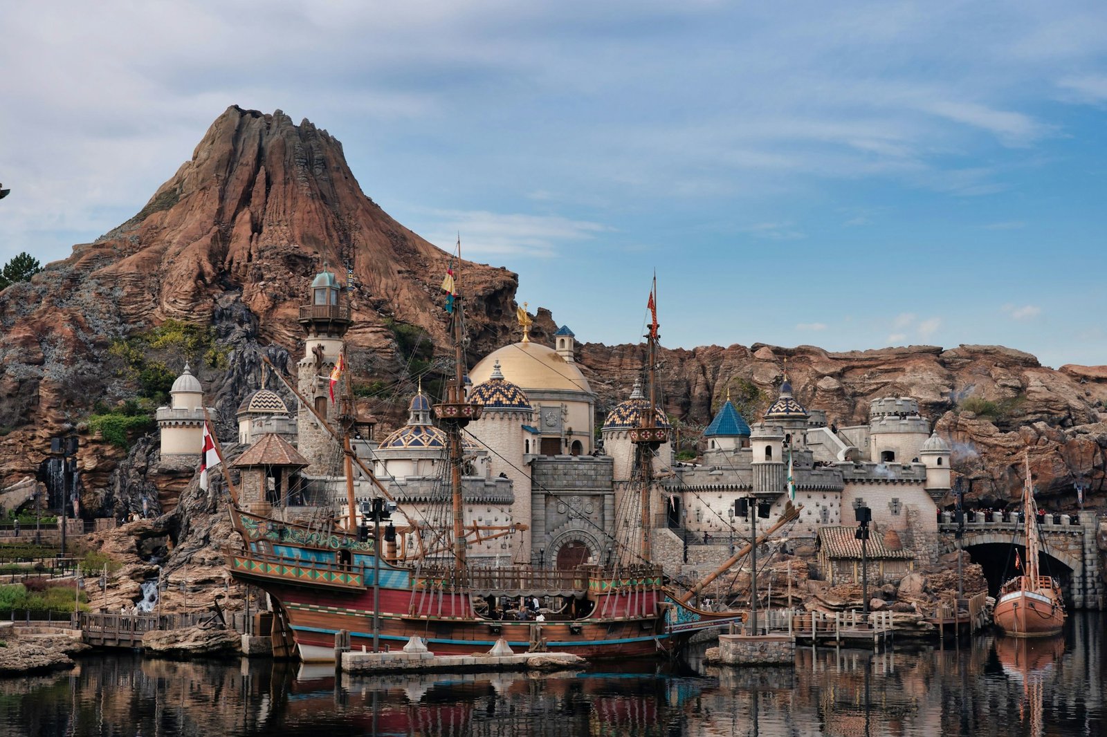 Beautiful view of Tokyo Disney Sea theme park