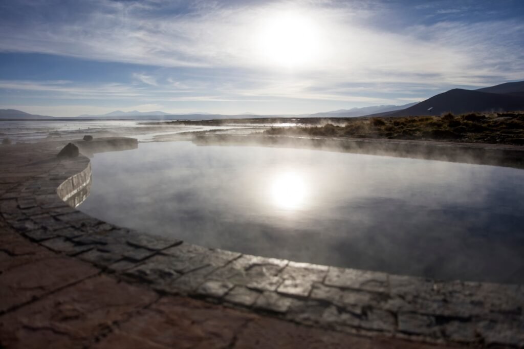 Aguas terrmales de Polques in Bolivia
